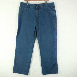 Pal Zileri Jeans Mens 40x30 Blue Straight Leg Lightweight Stretch Denim Concept